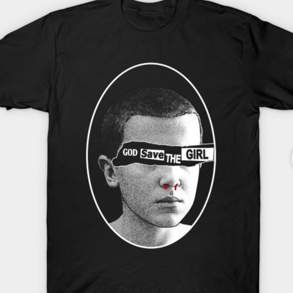 Stranger Things God save the girl men's graphic t-shirt size L - Picture 1 of 4